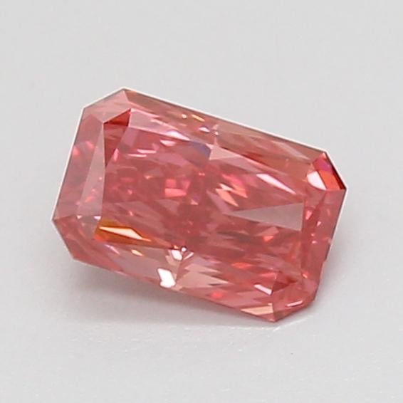 0.71 Ct. Fancy Vivid Pink Radiant Lab Grown Diamond