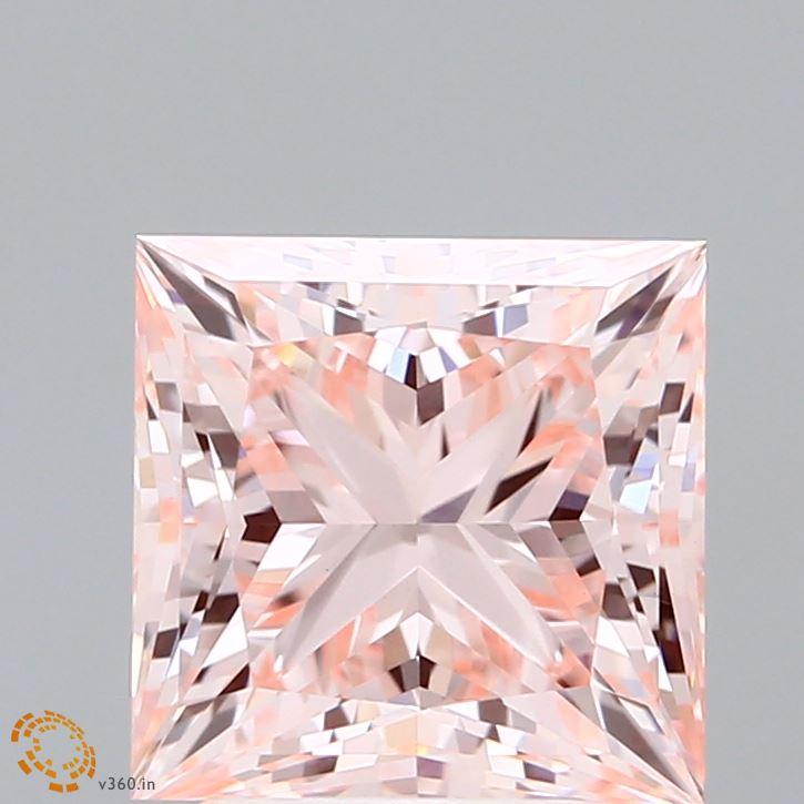3.13 Ct. Fancy Pink Princess Lab Grown Diamond