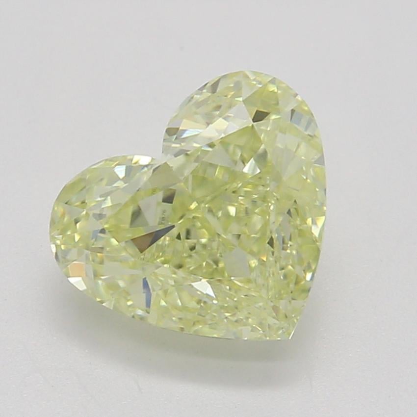 1.01 Ct. Fancy Light Yellow Heart Diamond