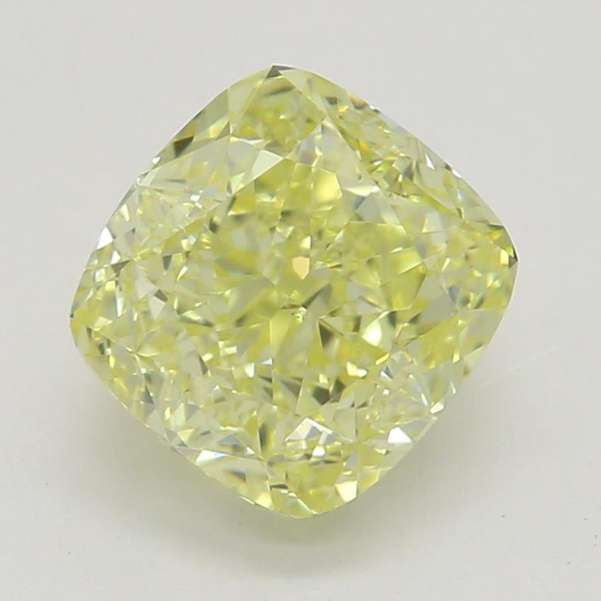 1.32 Ct. Fancy Intense Yellow Cushion Diamond