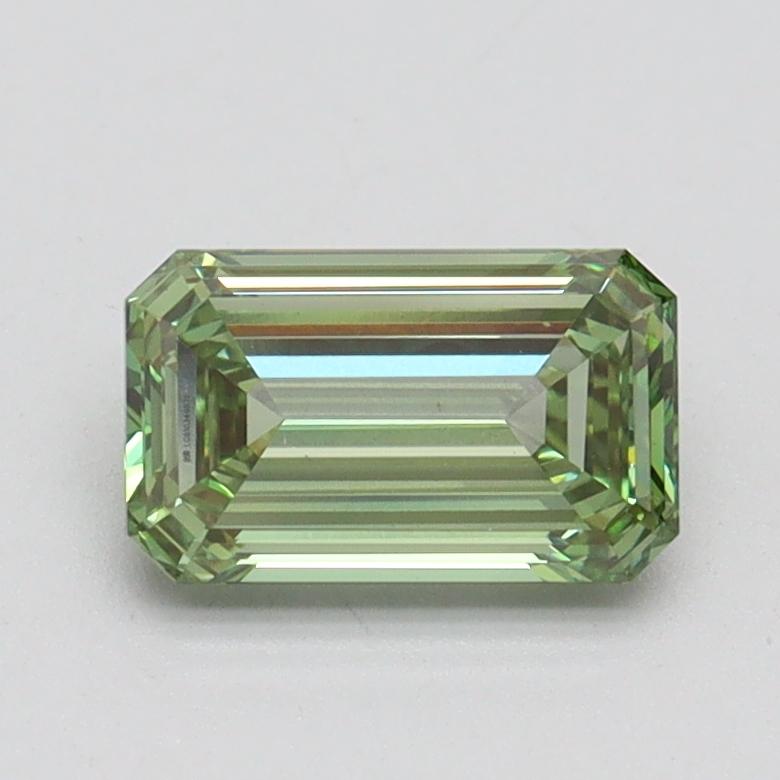 1.00 Ct. Fancy Vivid Green Emerald Lab Grown Diamond