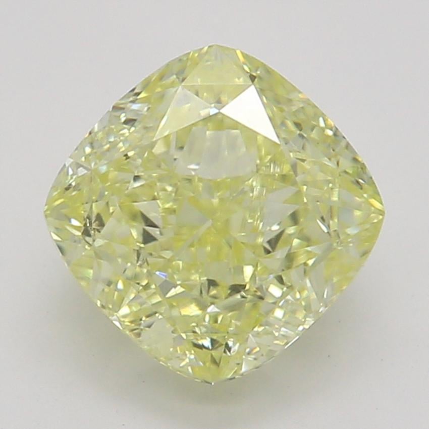 1.10 Ct. Fancy Yellow Cushion Diamond
