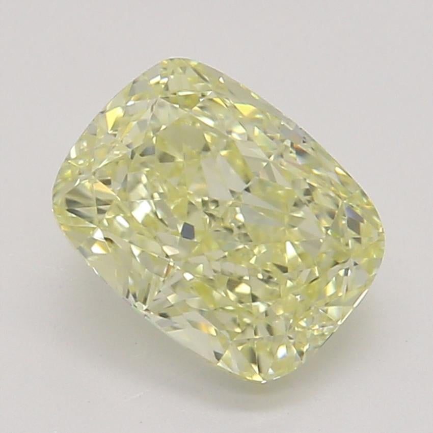 0.77 Ct. Fancy Yellow Cushion Diamond