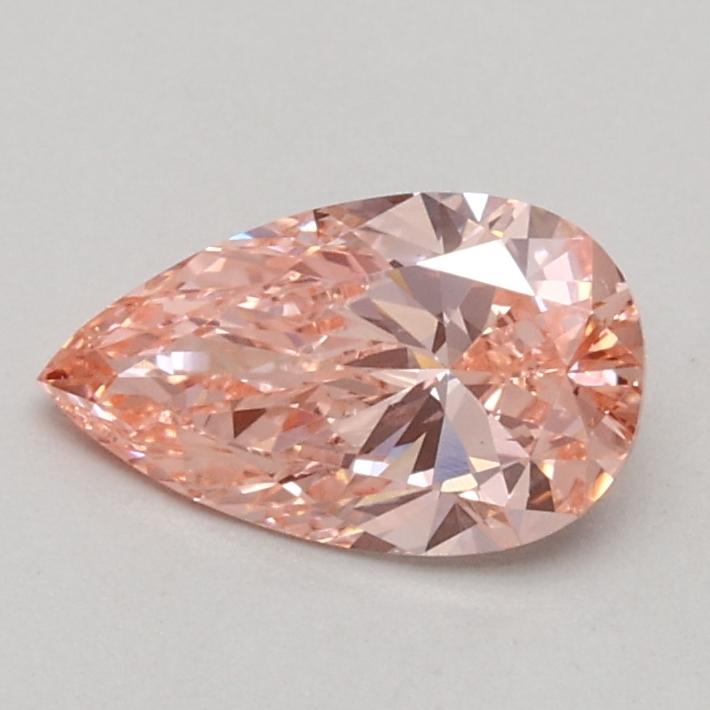 0.53 Ct. Fancy Intense Pink Pear Lab Grown Diamond
