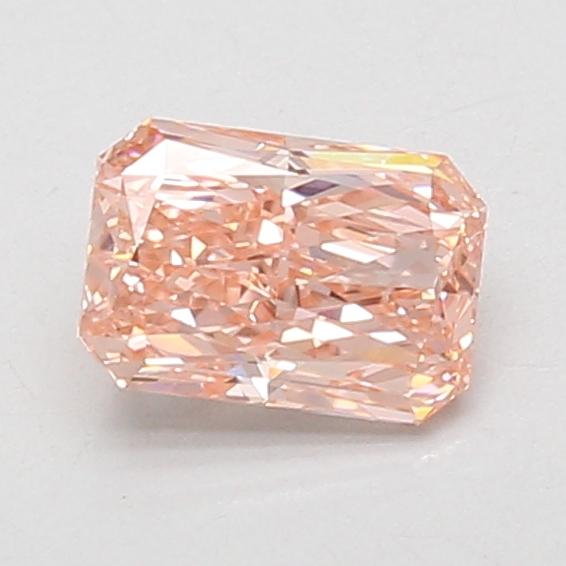 0.97 Ct. Fancy Vivid Pink Radiant Lab Grown Diamond