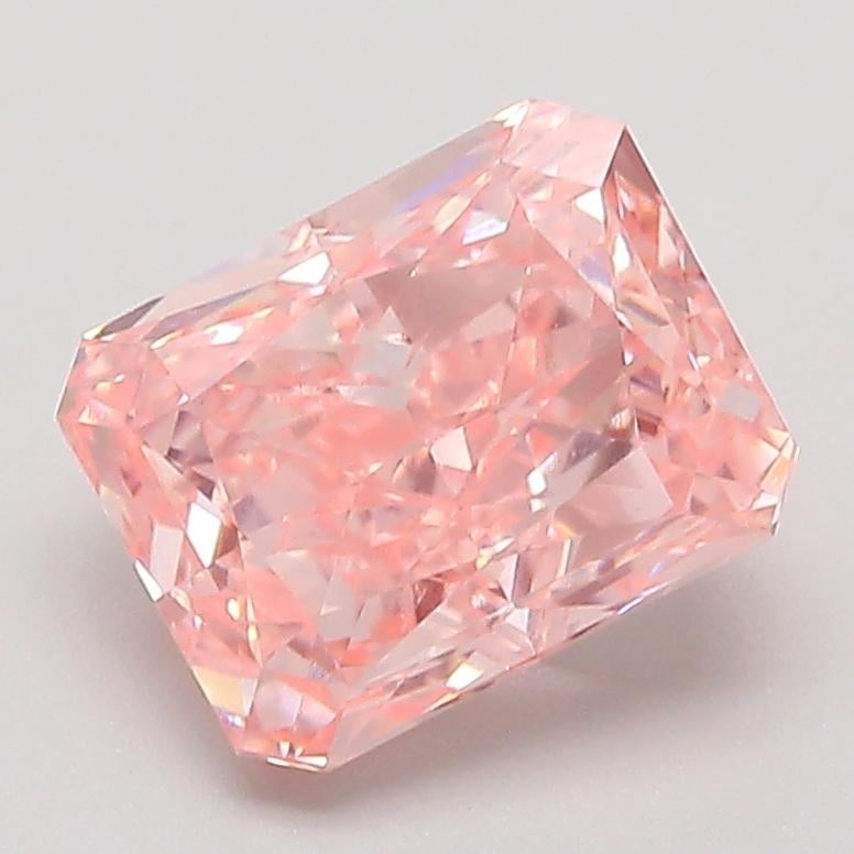 2.49 Ct. Fancy Vivid  Pink Radiant Lab Grown Diamond