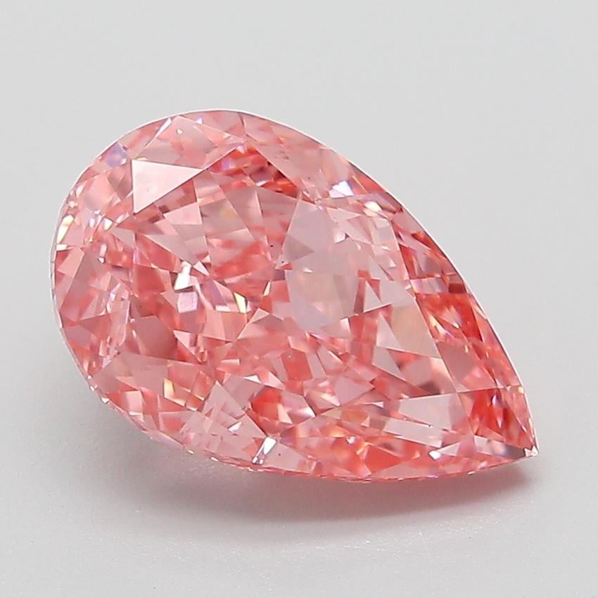3.05 Ct. Fancy Pink Pear Lab Grown Diamond