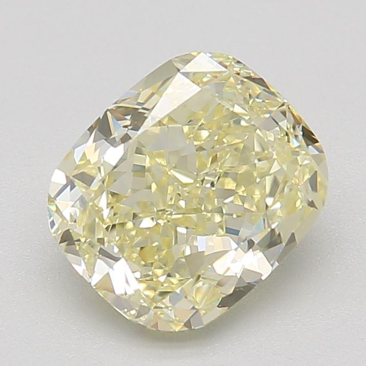 1.50 Ct. Fancy Light Yellow Cushion Diamond