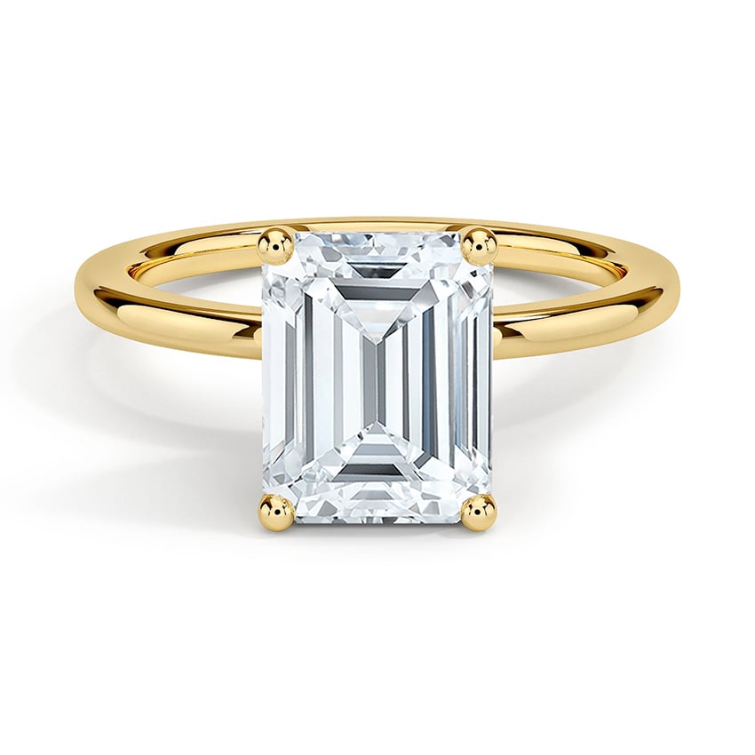 Custom Petal-Inspired Hidden Diamond Ring