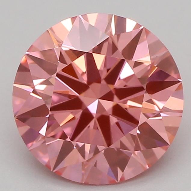 1.02 Ct. Fancy Vivid Pink Round Lab Grown Diamond