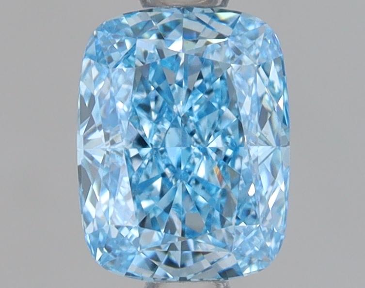 1.10 Ct. Fancy Vivid Blue Cushion Lab Grown Diamond