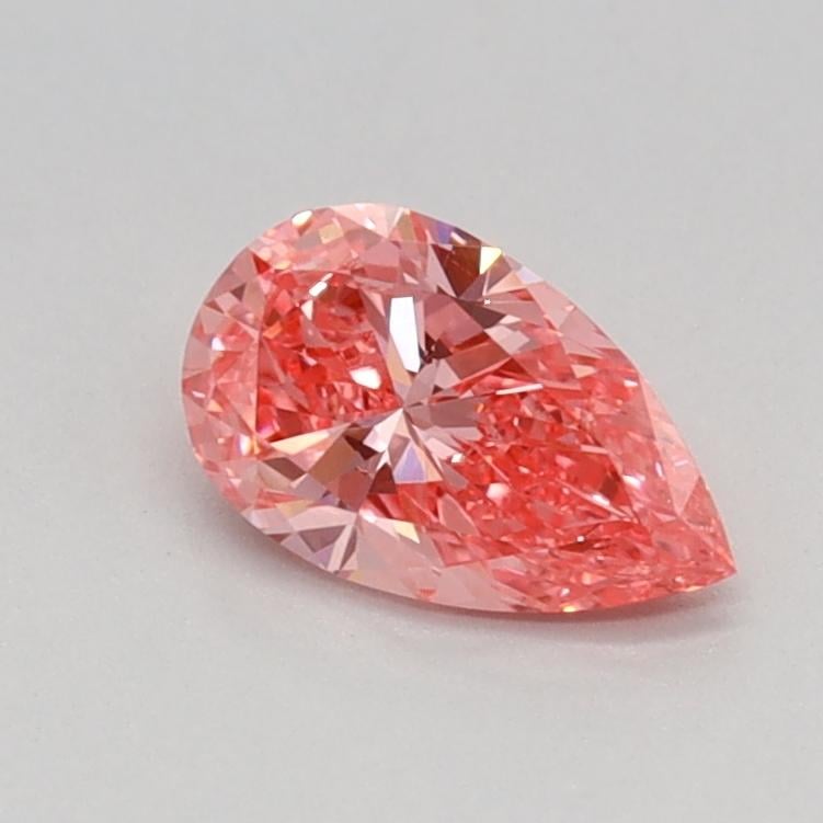 0.39 Ct. Fancy Vivid Pink Pear Lab Grown Diamond