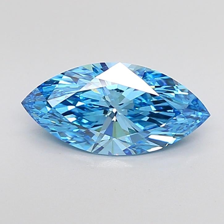 2.01 Ct. Fancy Vivid Blue Marquise Lab Grown Diamond