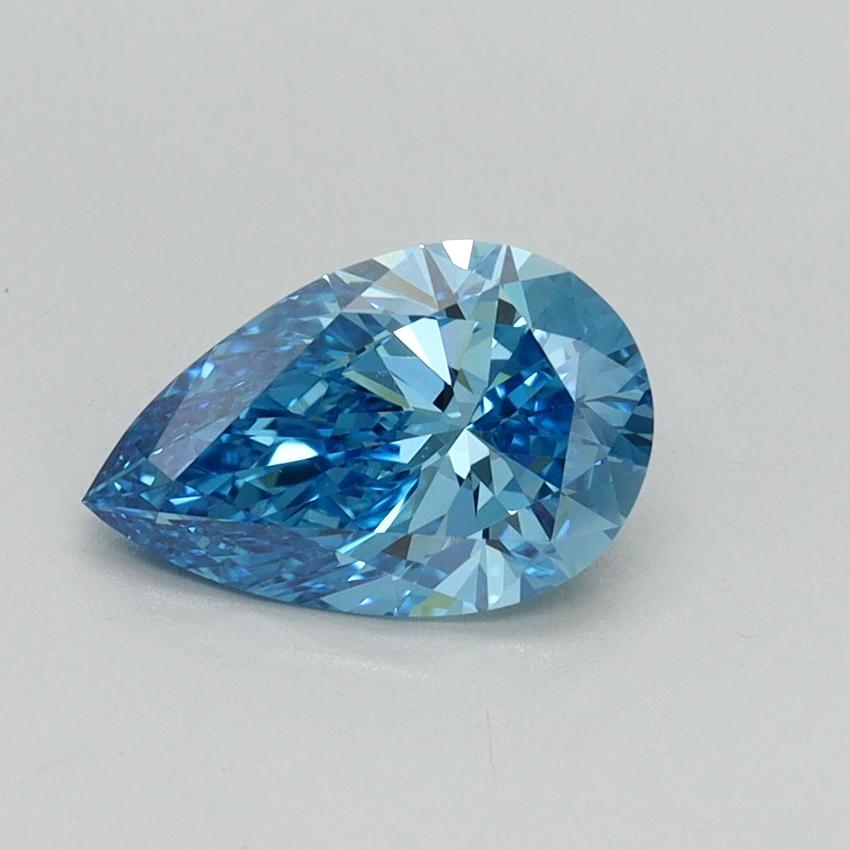 1.05 Ct. Fancy Vivid Blue Pear Lab Grown Diamond