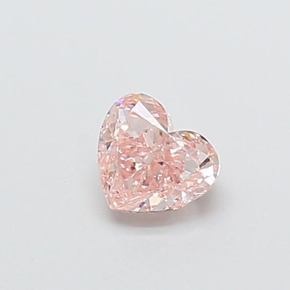 0.43 Ct. Fancy Intense  Pink Heart Lab Grown Diamond