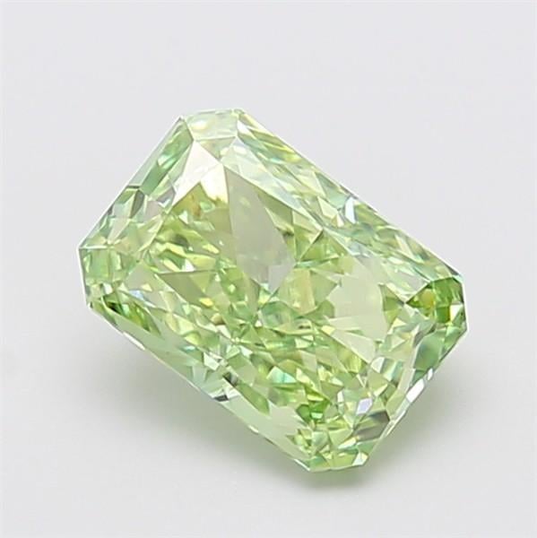 2.10 Ct. Fancy Vivid Green Radiant Lab Grown Diamond