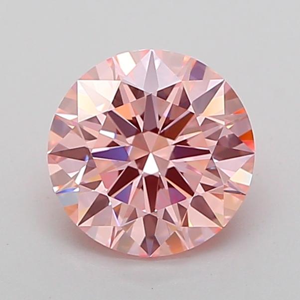 1.51 Ct. Fancy Intense Pink Round Lab Grown Diamond