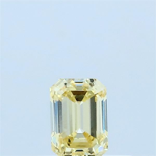 0.30 Ct. Fancy Yellow Emerald Lab Grown Diamond
