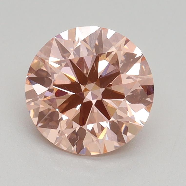 1.35 Ct. Fancy Intense Pink Round Lab Grown Diamond