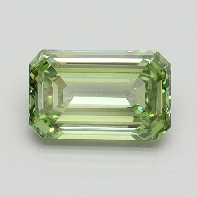 1.01 Ct. Fancy Vivid Green Emerald Lab Grown Diamond