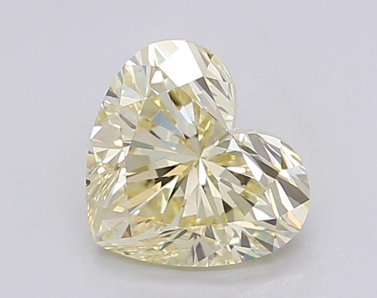 1.58 Ct. Fancy Yellow Heart Lab Grown Diamond