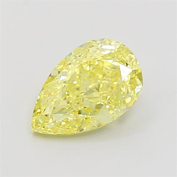 1.10 Ct. Fancy Intense Yellow Pear Lab Grown Diamond