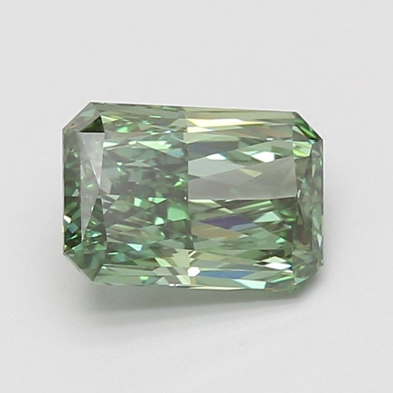 2.09 Ct. Fancy Vivid Green Radiant Lab Grown Diamond