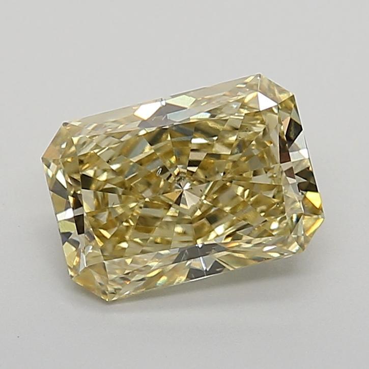 2.51 Ct. Fancy  Yellow Radiant Lab Grown Diamond
