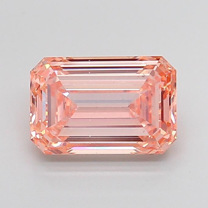 4.03 Ct. Fancy Intense Pink Emerald Lab Grown Diamond