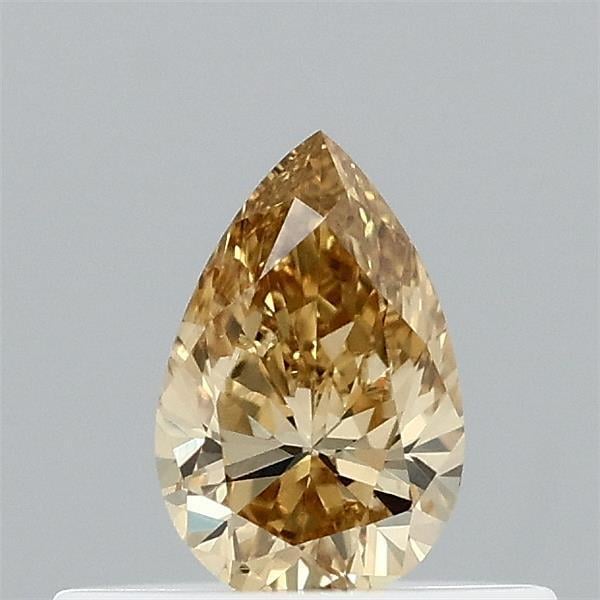 0.30 Ct. Fancy Intense Yellow Pear Lab Grown Diamond
