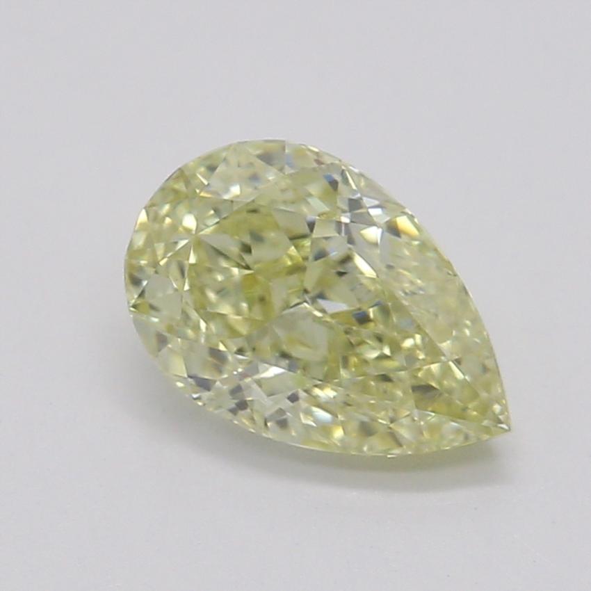 0.60 Ct. Fancy Light Yellow Pear Diamond