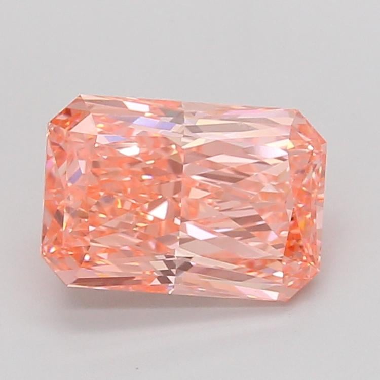 2.57 Ct. Fancy Vivid Pink Radiant Lab Grown Diamond