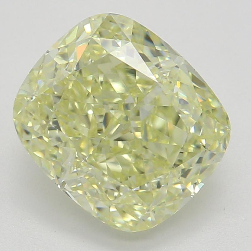 1.53 Ct. Fancy Light Yellow Cushion Diamond