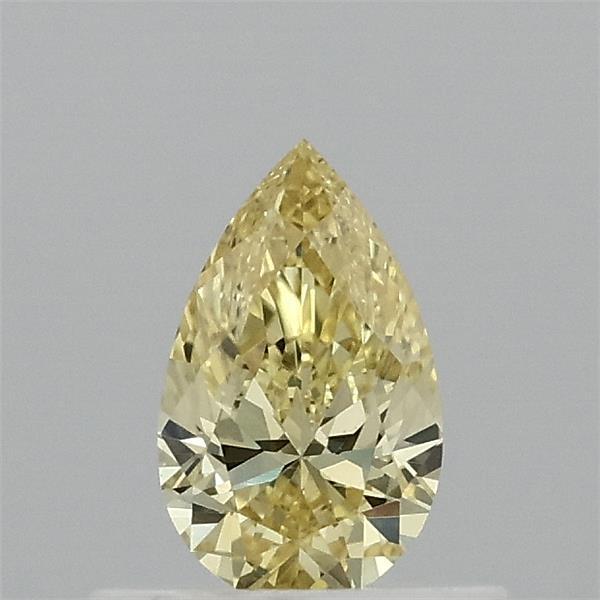0.41 Ct. Fancy Vivid Yellow Pear Lab Grown Diamond