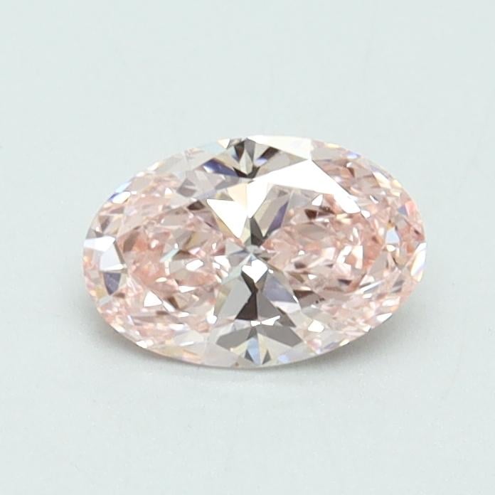 0.50 Ct. Fancy Intense Pink Oval Lab Grown Diamond