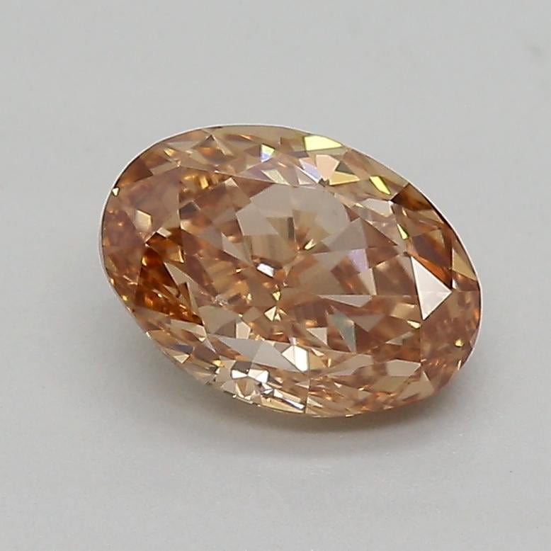 0.73 Ct. Fancy  Brown Oval Lab Grown Diamond