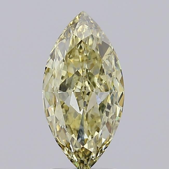 2.51 Ct. Fancy Yellow Marquise Lab Grown Diamond