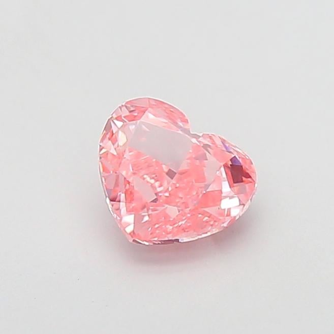 1.16 Ct. Fancy Vivid  Pink Heart Lab Grown Diamond