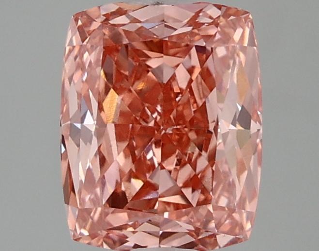 1.82 Ct. Fancy Vivid Pink Cushion Lab Grown Diamond
