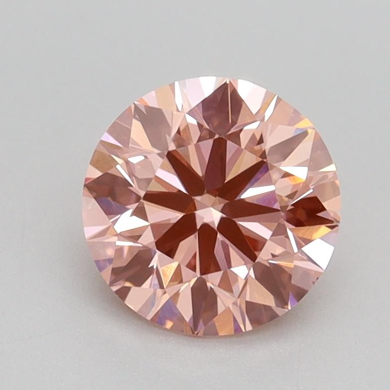 1.31 Ct. Fancy Intense Pink Round Lab Grown Diamond