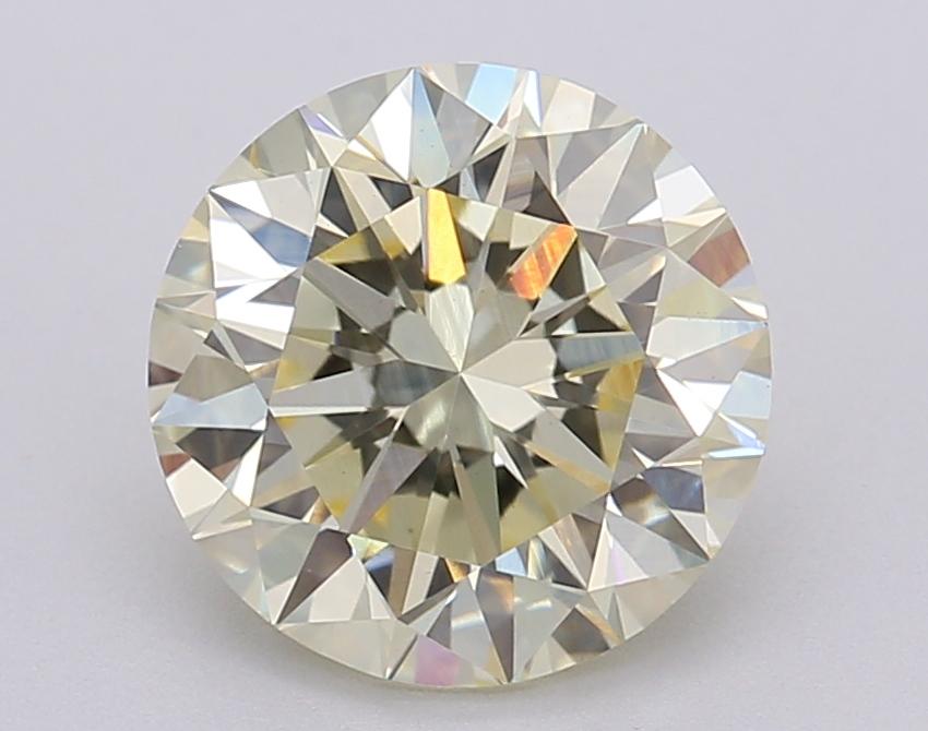 2.02 Ct. Light Yellow Round Lab Grown Diamond