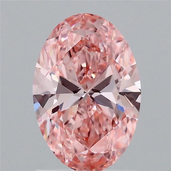 1.35 Ct. Fancy Vivid Pink Oval Lab Grown Diamond
