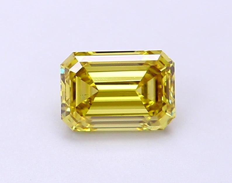 1.03 Ct. Fancy Intense Yellow Emerald Lab Grown Diamond