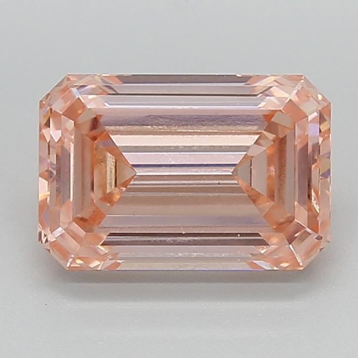 3.09 Ct. Fancy Intense  Pink Emerald Lab Grown Diamond