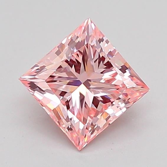 0.99 Ct. Fancy Intense Pink Princess Lab Grown Diamond