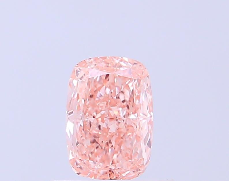 0.68 Ct. Fancy Brownish Pink Cushion Lab Grown Diamond
