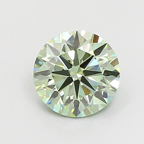 1.51 Ct. Fancy Intense Green Round Lab Grown Diamond