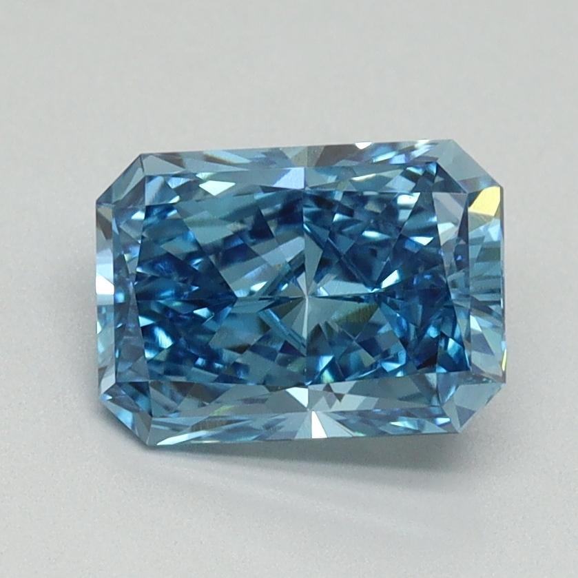 1.50 Ct. Fancy Vivid Blue Radiant Lab Grown Diamond