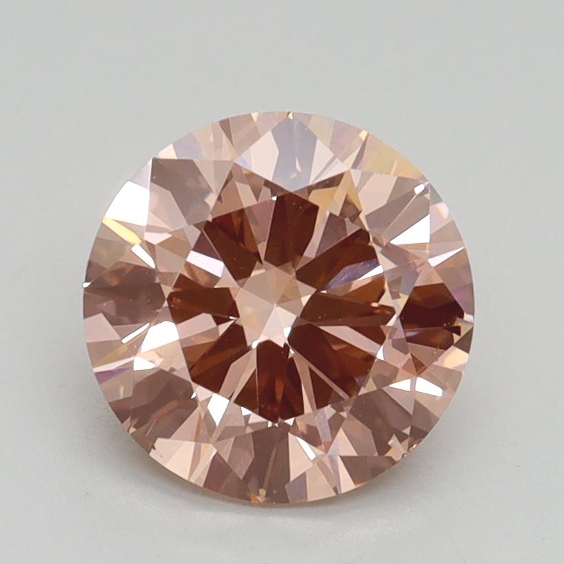 1.60 Ct. Fancy Intense Pink Round Lab Grown Diamond
