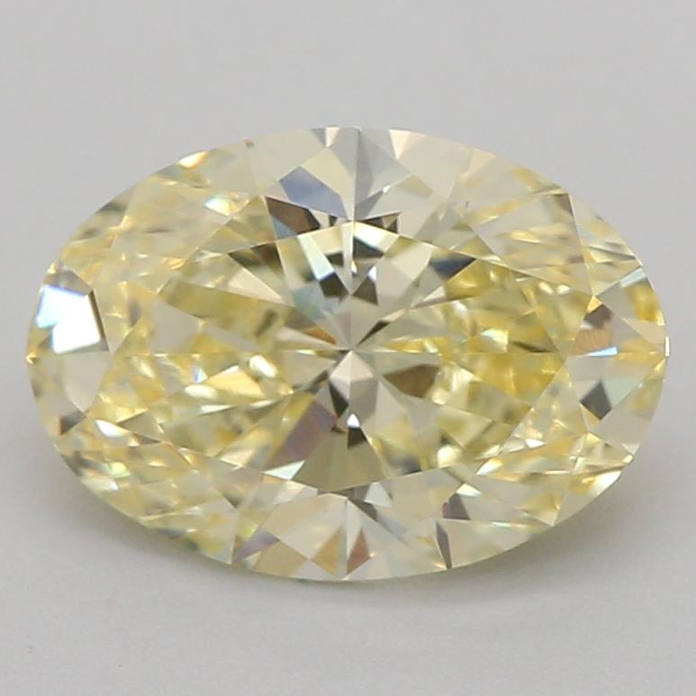 1.08 Ct. Fancy Yellow Oval Lab Grown Diamond